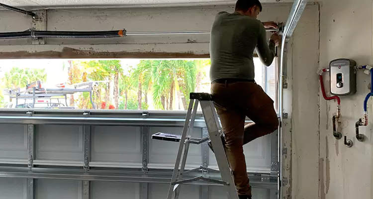 Garage Door Tension Spring Replacement in Coral Terrace, FL