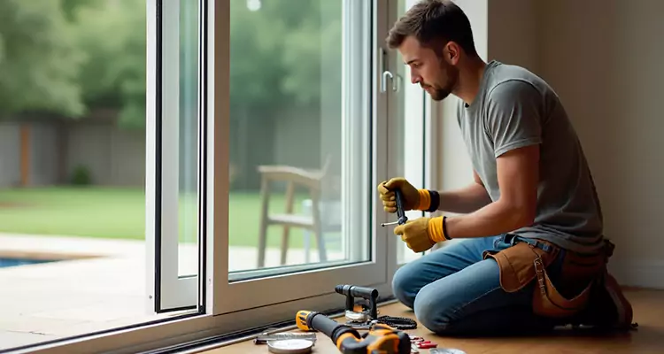 Squeaky Sliding Patio Doors in Coral Terrace, FL
