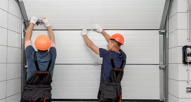 Garage Door Bottom Panel Repair in Coral Terrace, FL