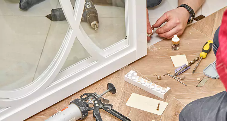 Interior Patio Door Casing Repair in Coral Terrace, FL