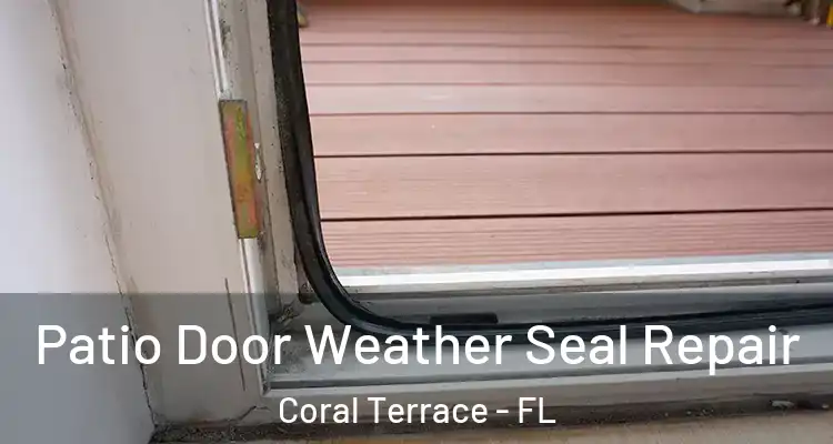  Patio Door Weather Seal Repair Coral Terrace - FL