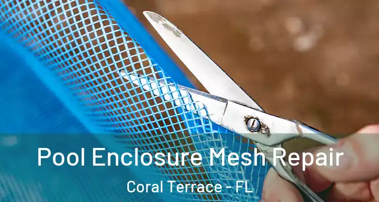  Pool Enclosure Mesh Repair Coral Terrace - FL