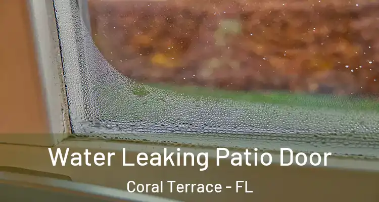  Water Leaking Patio Door Coral Terrace - FL